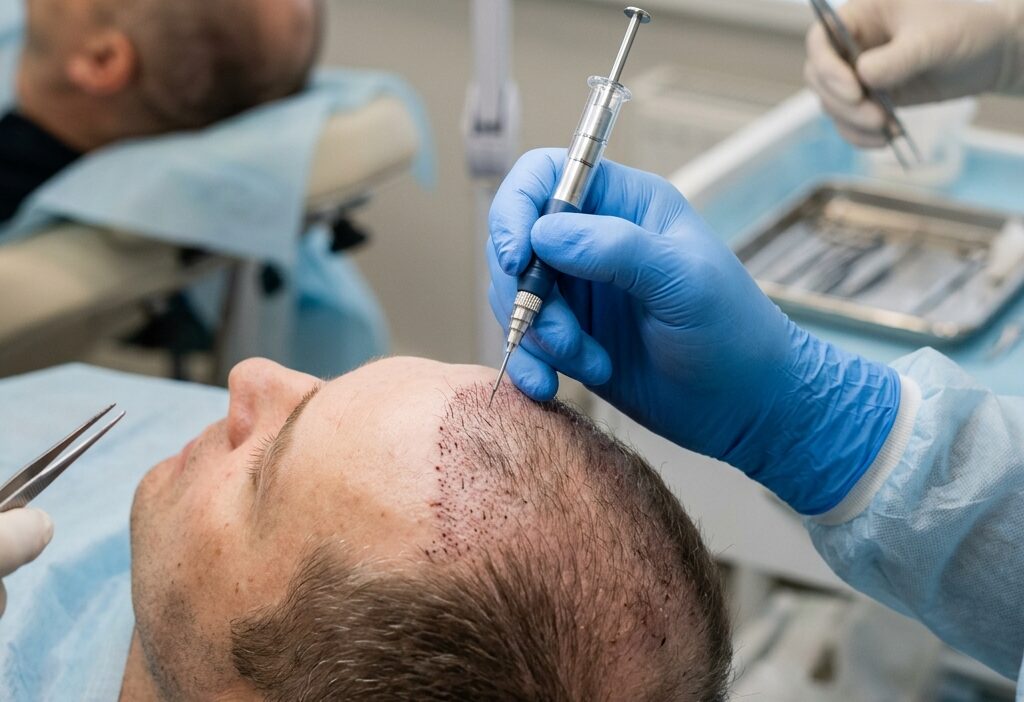 DHI (Direct Hair Implantation): чем отличается от FUE и кому она подходит