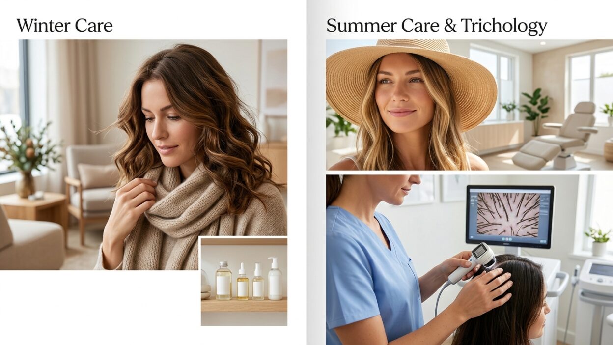 Сезонный уход за волосами: что меняется зимой и летом